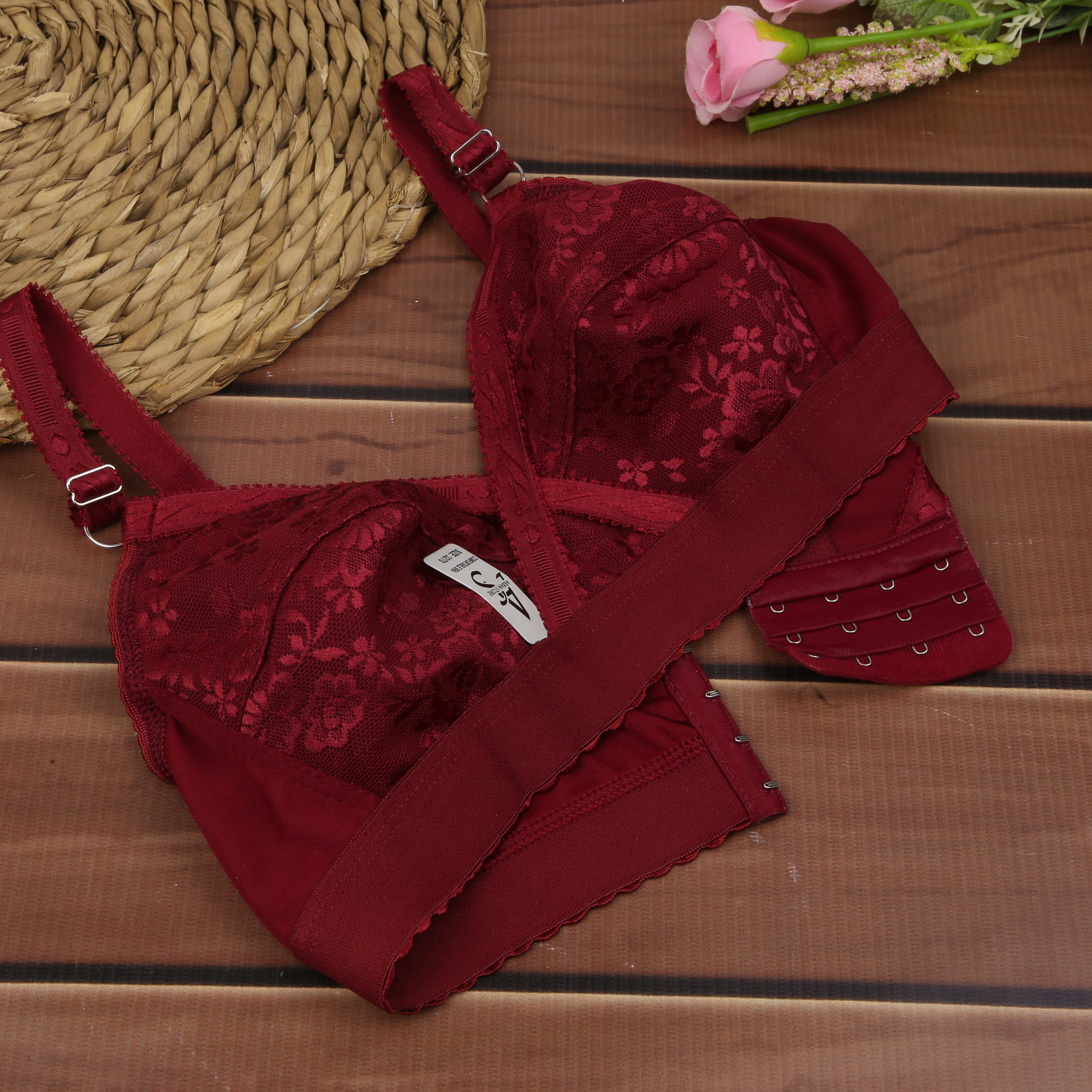 Pack of 3 – Hosiery + Net Bras with 4-Hook Suppor
